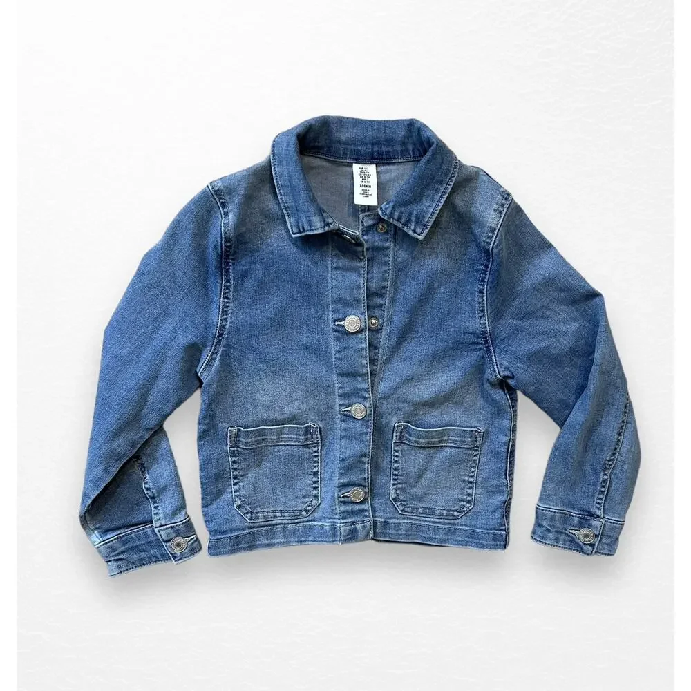 H&M &Denim Jean Jacket, Size 6/7